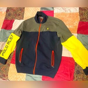 POLO ZIP UP SWEATER